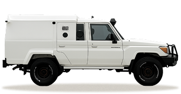 Armoured TLC 79 Double Cabin CIT armoured vehicle